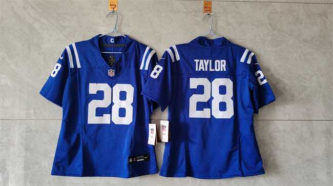 Youth Indianapolis Colts #28 Jonathan Taylor Blue 2024 F.U.S.E. Vapor Untouchable Limited Stitched Jersey